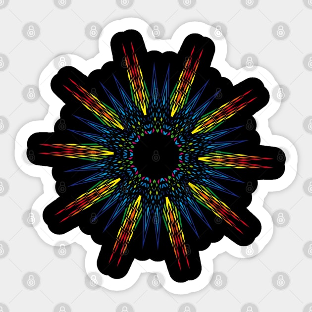 Mandala Art Sticker by shirtsandmore4you